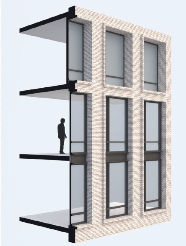 Rendering of vapor-permeable air-barrier system