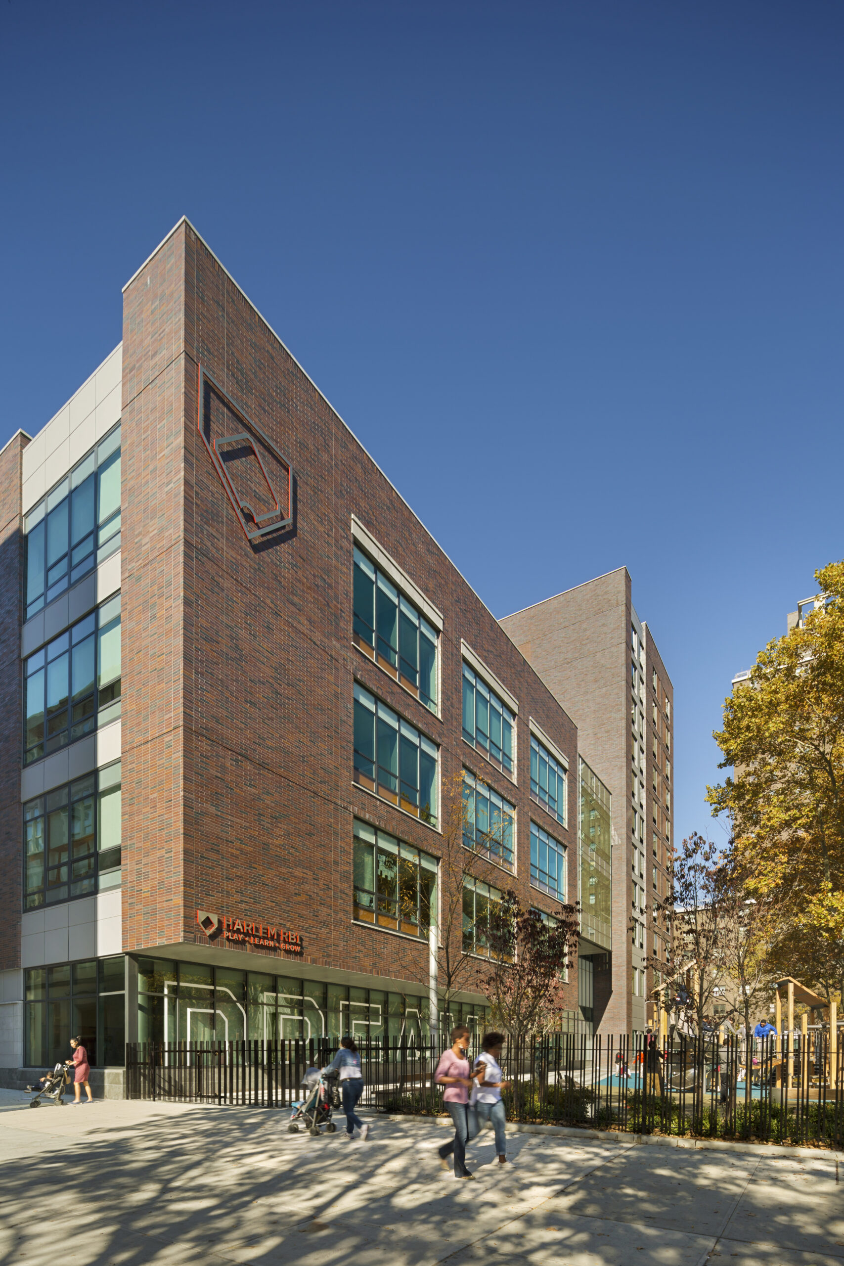 Outside view of The DREAM Charter School and the adjacent Yomo Toro Apartments